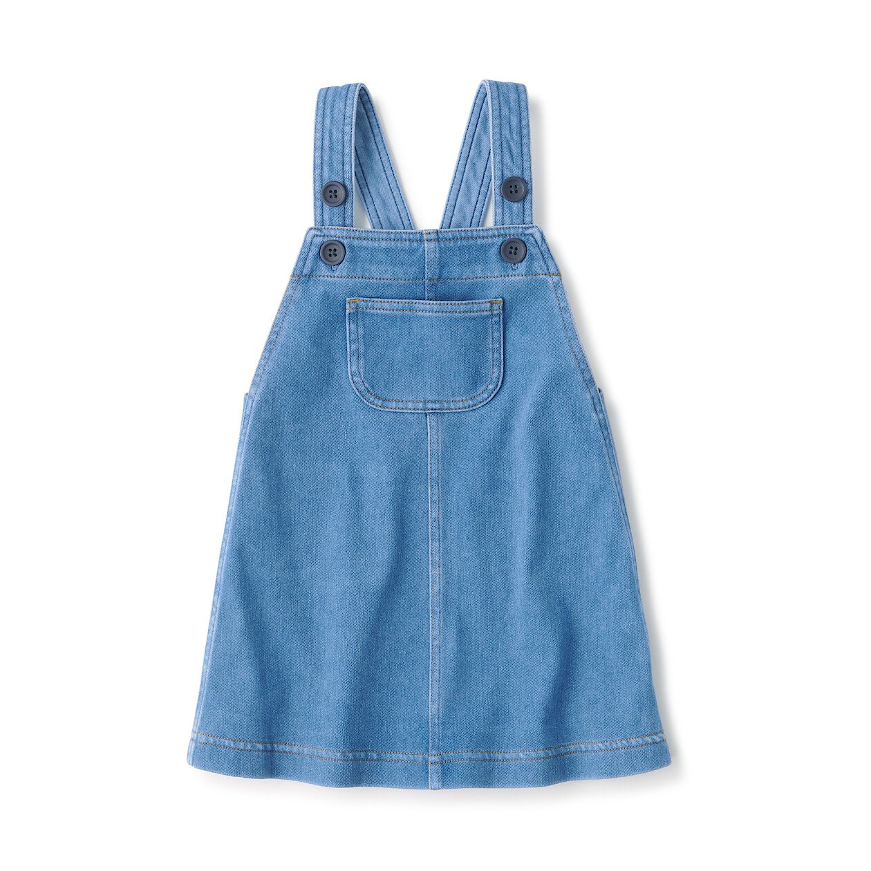 Denim top jumper skirt