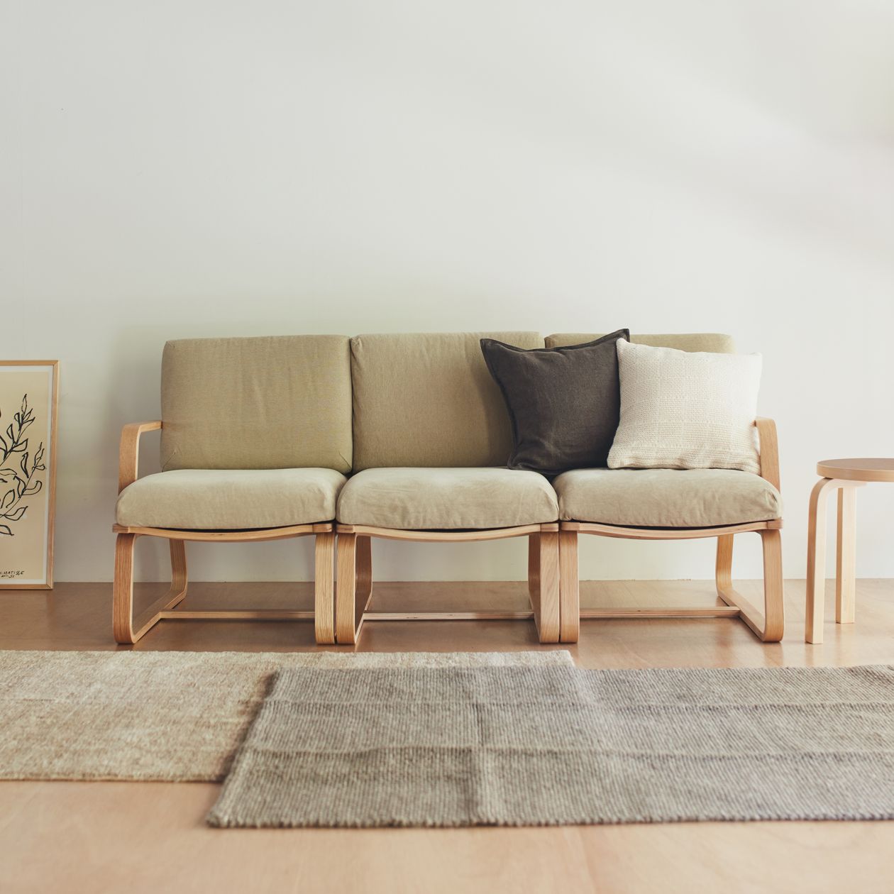 muji living dining sofa chair