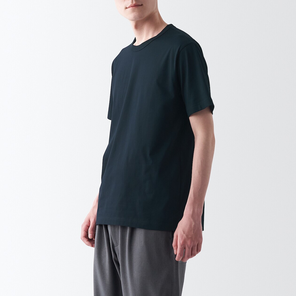 Shop Jersey Short Sleeve T-Shirt online | Muji Kuwait