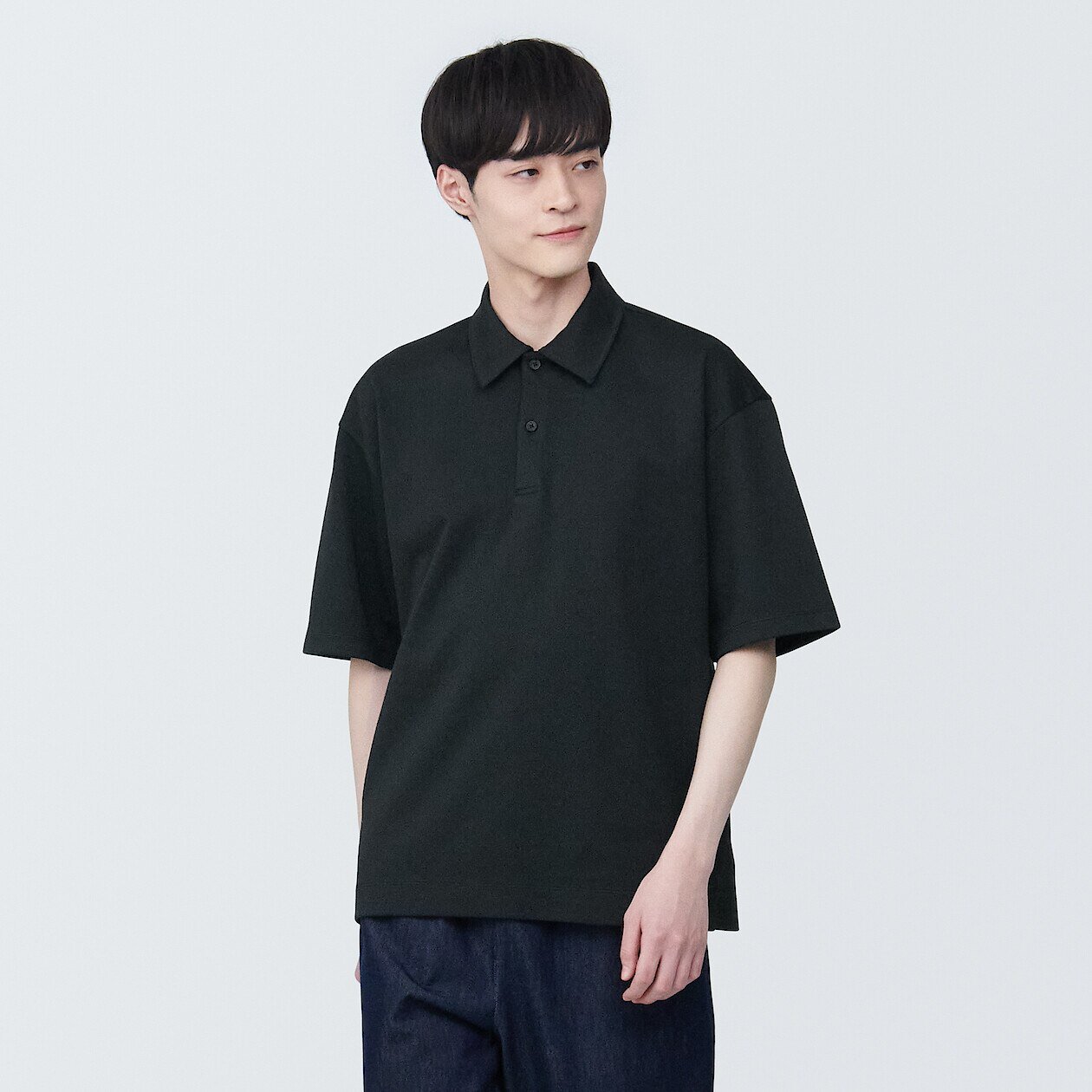 Shop Cool Touch Half Sleeve Polo Shirt online | Muji Kuwait