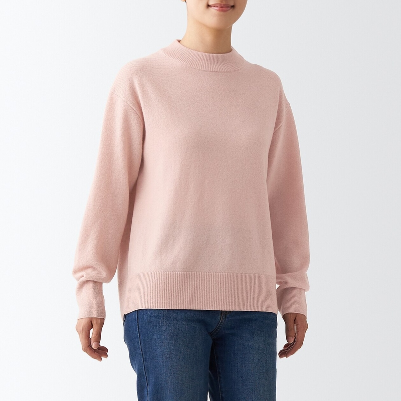 Buy ESSENTIALS Exclusive Beige Mock Neck Sweatshirt - Linen At 29% Off