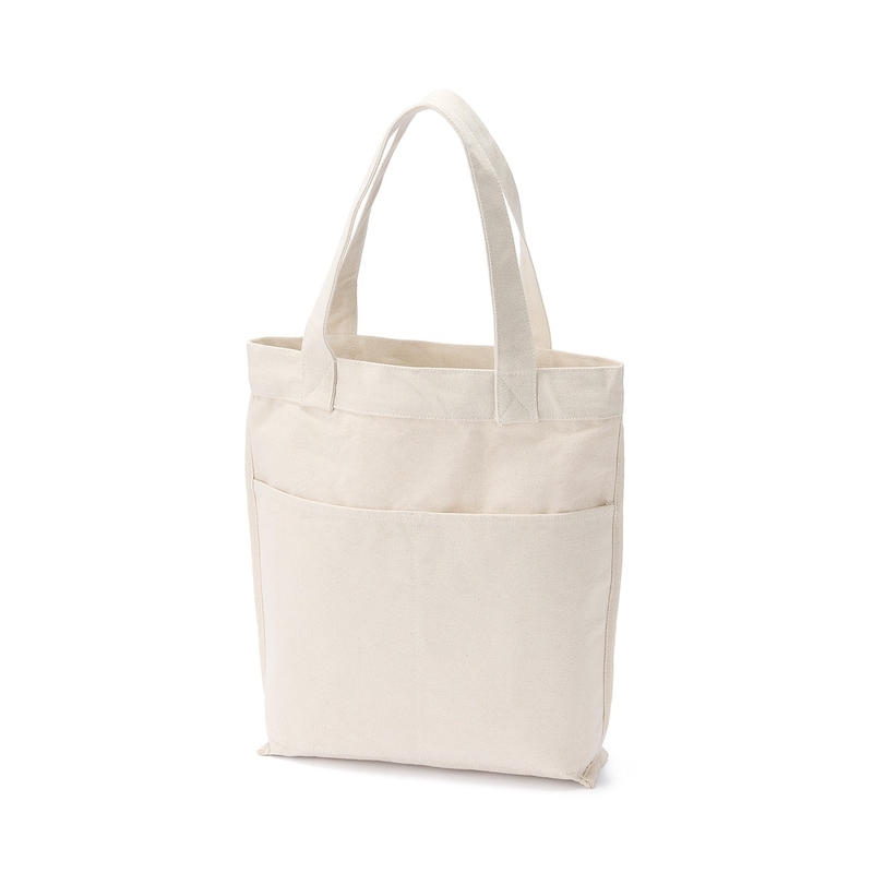 loose canvas tag tote bag - バッグ